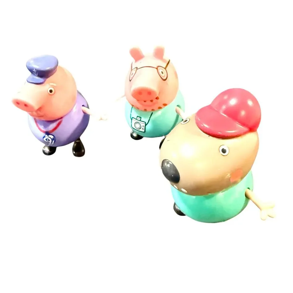 Peppa Pig Figures Grandpa Pig, Pedro Pony, Daddy Pig by Jazwares
